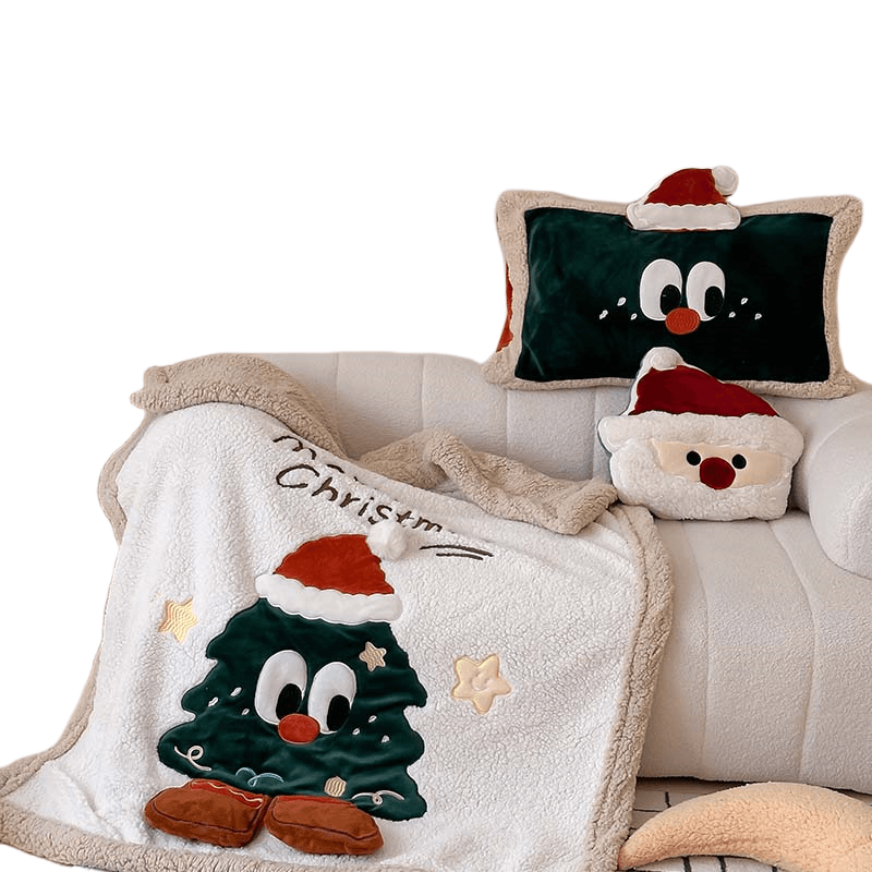 Одеяло-кокон универсальное Рождество 3D Lamb Fleece - Boxette Shop